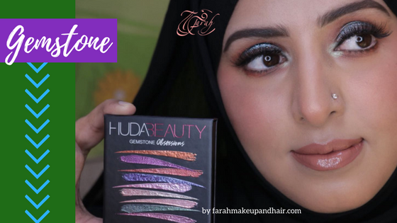 Huda Beauty Gemstone Coral Palette Farah Makeup and Hair Dubai Makeup Artist 