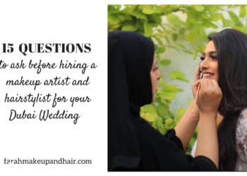 Dubai Wedding makeup Artist and hair stylist